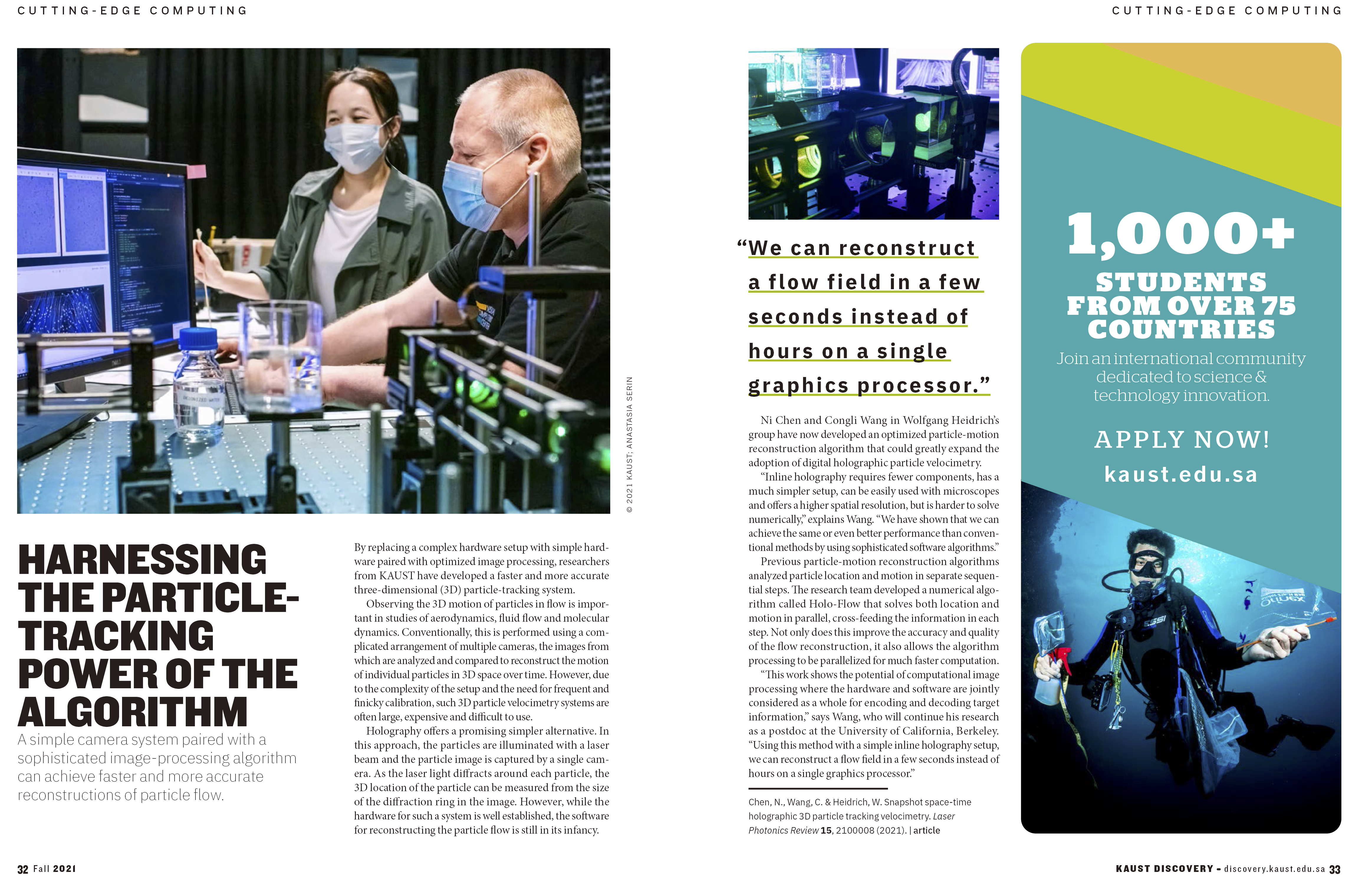 Harnessing the particle-tracking power of the algorithm
